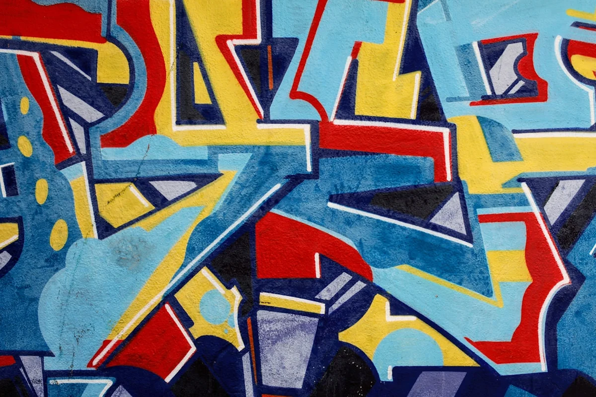 Graffiti lettering on wall