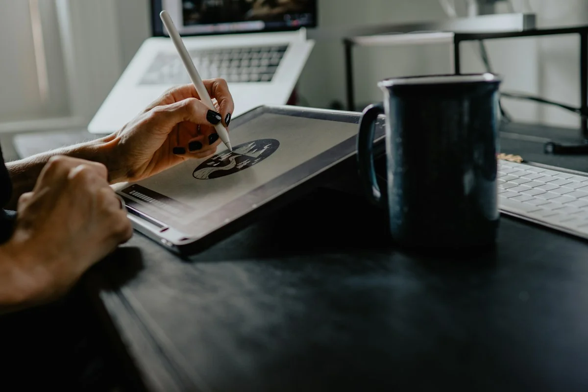Digital illustration workspace